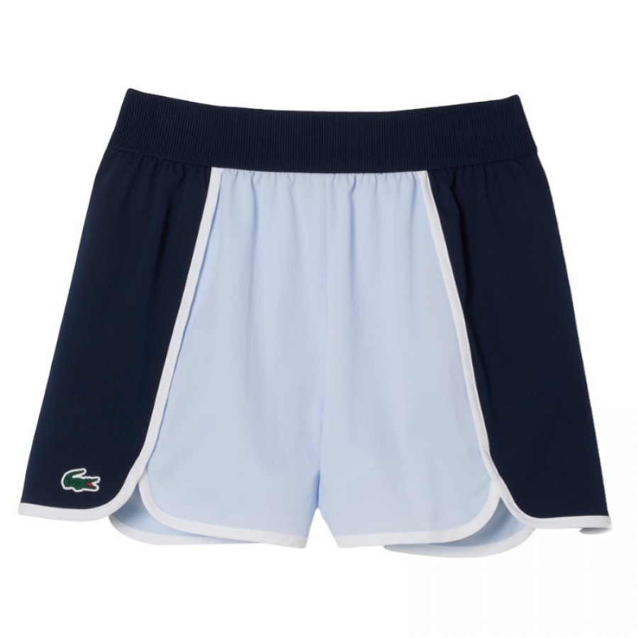 Pantaloncini Lacoste Ultra Dry Blu Donna  Offerta + Economico