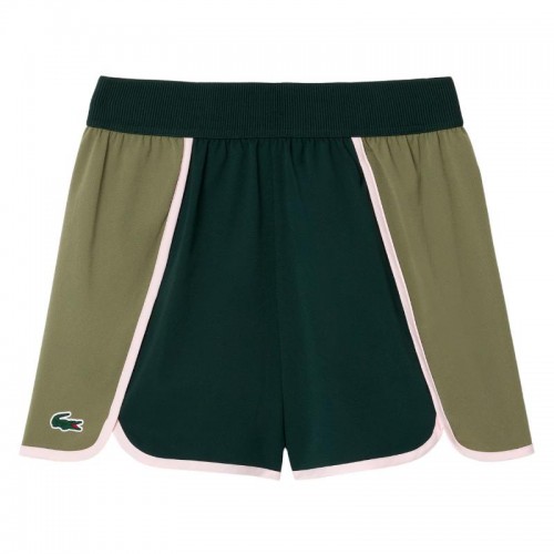 Calções Lacoste Ultra Dry Verde Kaki Alce Calções Lacoste Ultra Dry Verde Kaki Alce