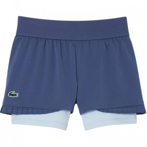 Calções Lacoste Ultra Dry Violeta Azul Mujer Calções Lacoste Ultra Dry Violeta Azul Mujer