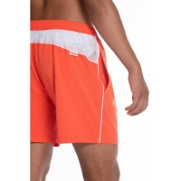 Nox Team Shorts Laranja Vermelho Branco