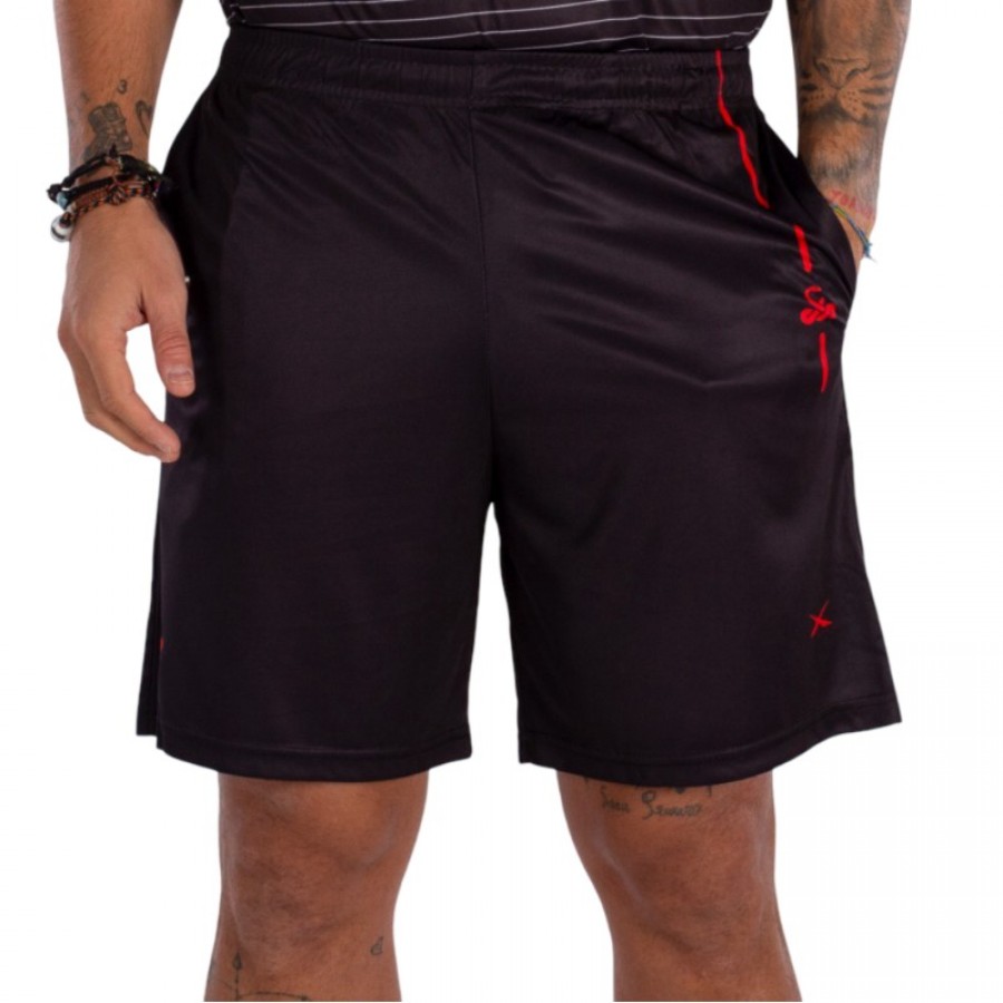Short Vibora Black King Cobra X Aniversario Negro Rojo  Oferta + Barato