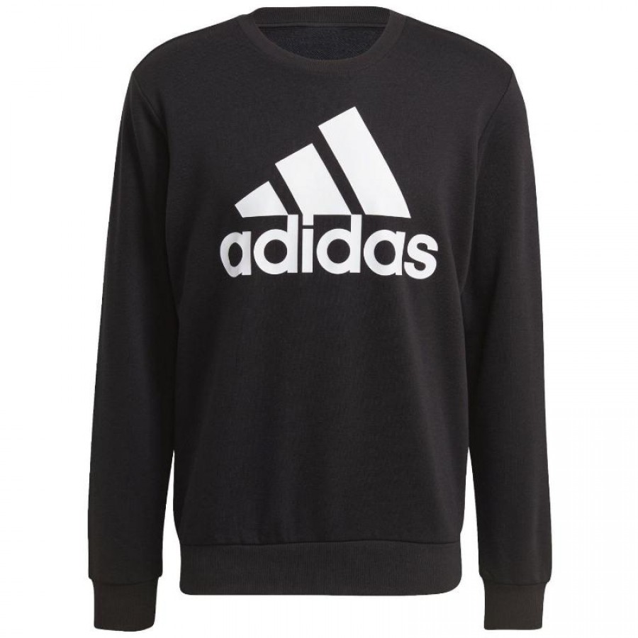 Adidas Essentials Logo Sweatshirt Noir Blanc