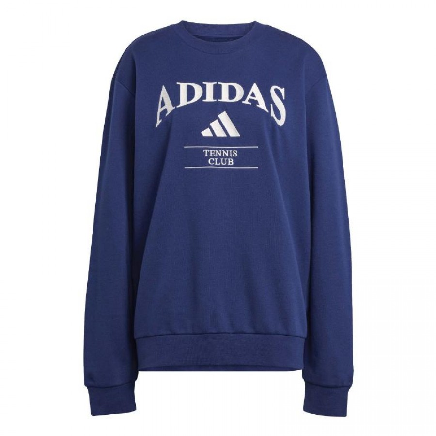 Sudadera Adidas Heritage Graphic Azul Oscuro