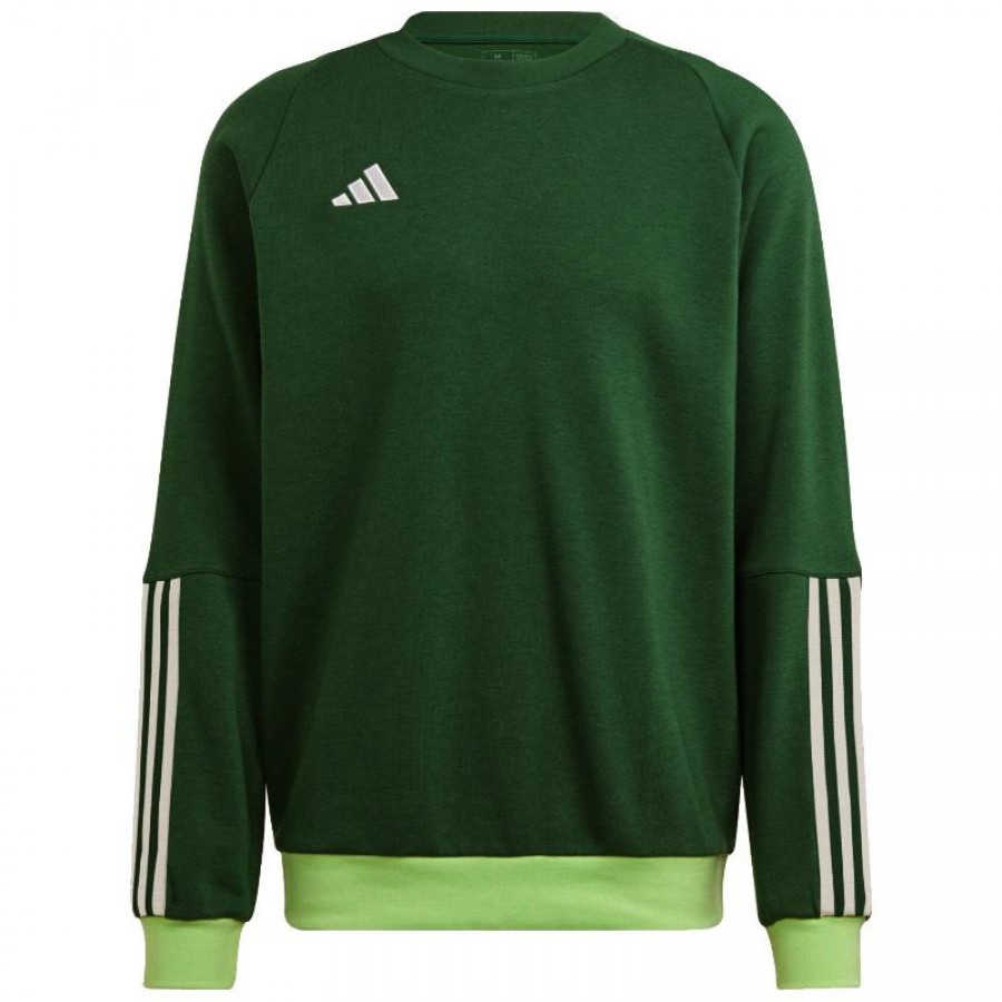 Adidas Tiro 23 Crew Felpa Verde Scuro  Offerta + Economico