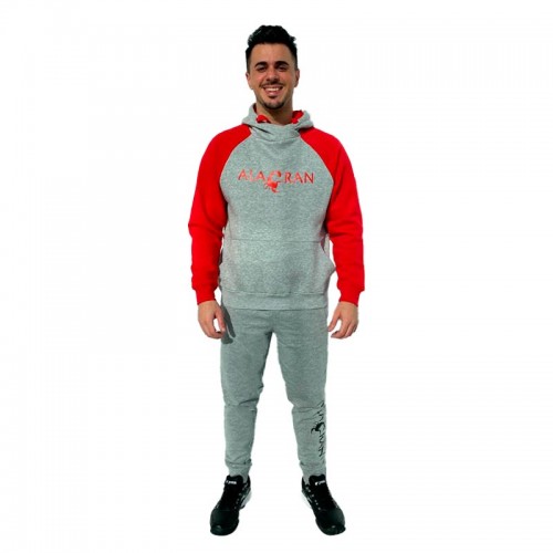 Alacran Elite Sweatshirt Grey Red Alacran Elite Sweatshirt Grey Red