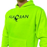 Sudadera Alacran Team Amarillo Fluor Negro