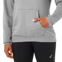 Sweat-shirt Asics Logo Grande Femme Grise