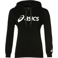 Moletom Asics Logo Grande Mulher Negra