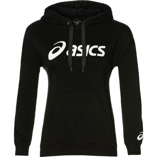 Sweat-shirt Asics Logo Grande Femme Noire Sweat-shirt Asics Logo Grande Femme Noire
