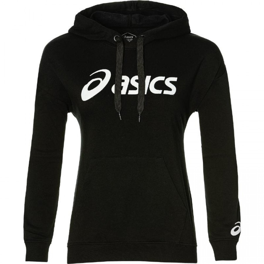 Sweatshirt Asics Logo Large Black Woman