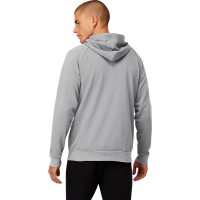 Asics Performance Logo Grand Sweat-shirt Gris Clair