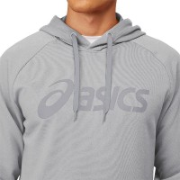 Asics Performance Logo Grand Sweat-shirt Gris Clair