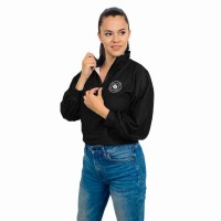 Sudadera BB Cropped Negro  Oferta + Barato