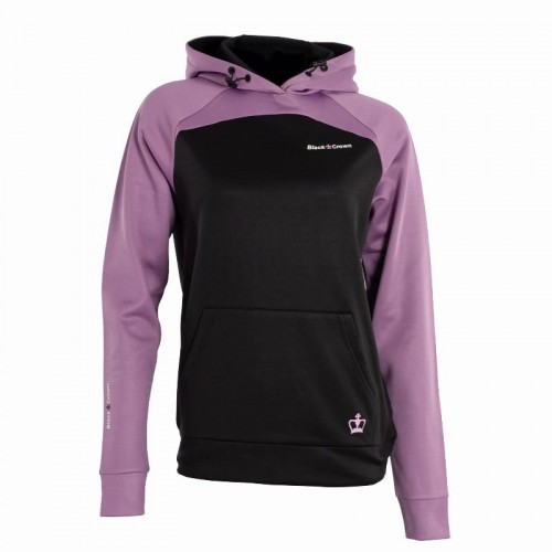 Sudadera Couronne Noire Merida Rosa Negro Mujer