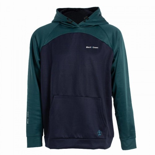 Sweat-shirt noir Crown Veracruz bleu marine vert
