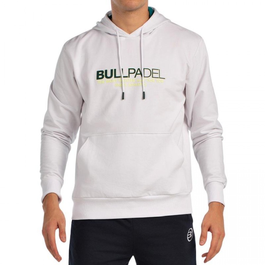 Sudadera Bullpadel Boyen Blanco  Oferta + Barato