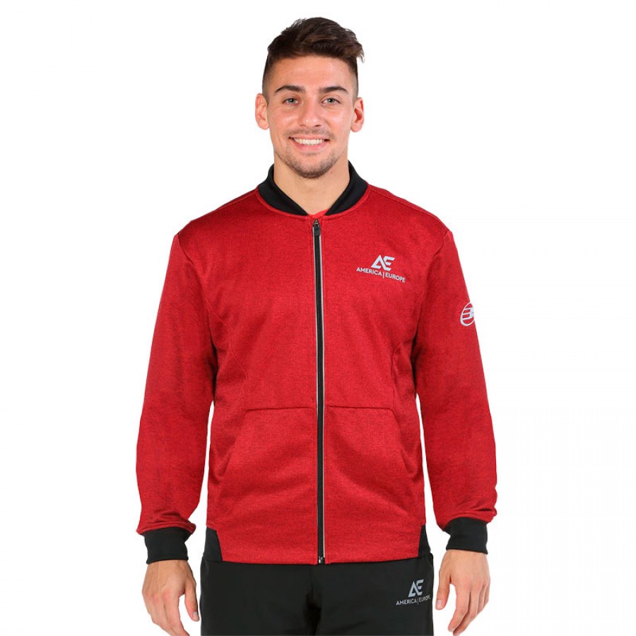 Sweat-shirt Bullpadel Keliox AE Red Vigore