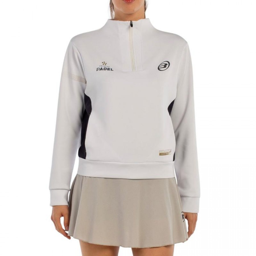 Sudadera Bullpadel Premier Padel Airar Blanco  Oferta + Barato