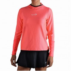 Sweat-shirt Endless Breath Line Corail Brillant