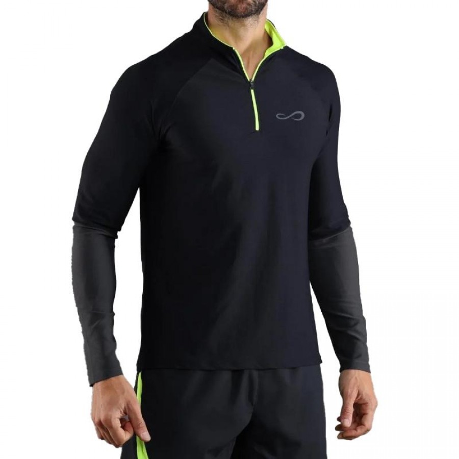 Sudadera Endless Epic II Negro Amarillo  Oferta + Barato
