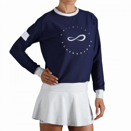 Sweat Endless Inner Tech bleu marine argenté