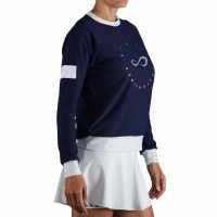 Endless Inner Tech Navy Blue Silver Sweatshirt