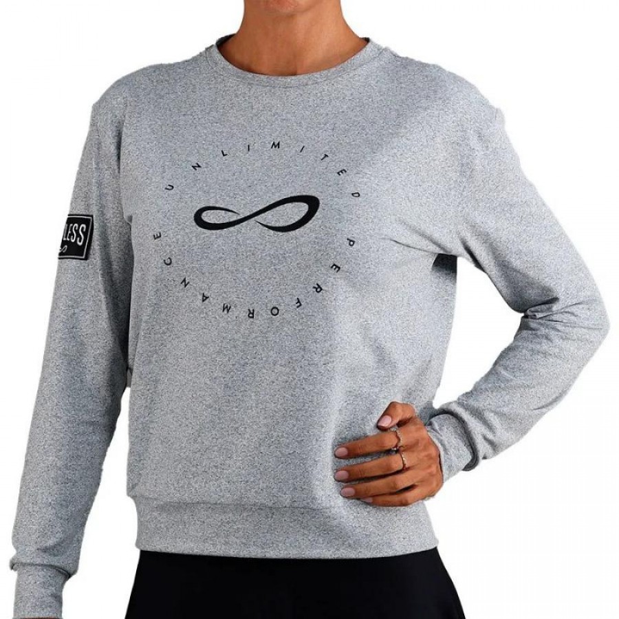 Sudadera Endless Inner Tech Gris Chine  Oferta + Barato