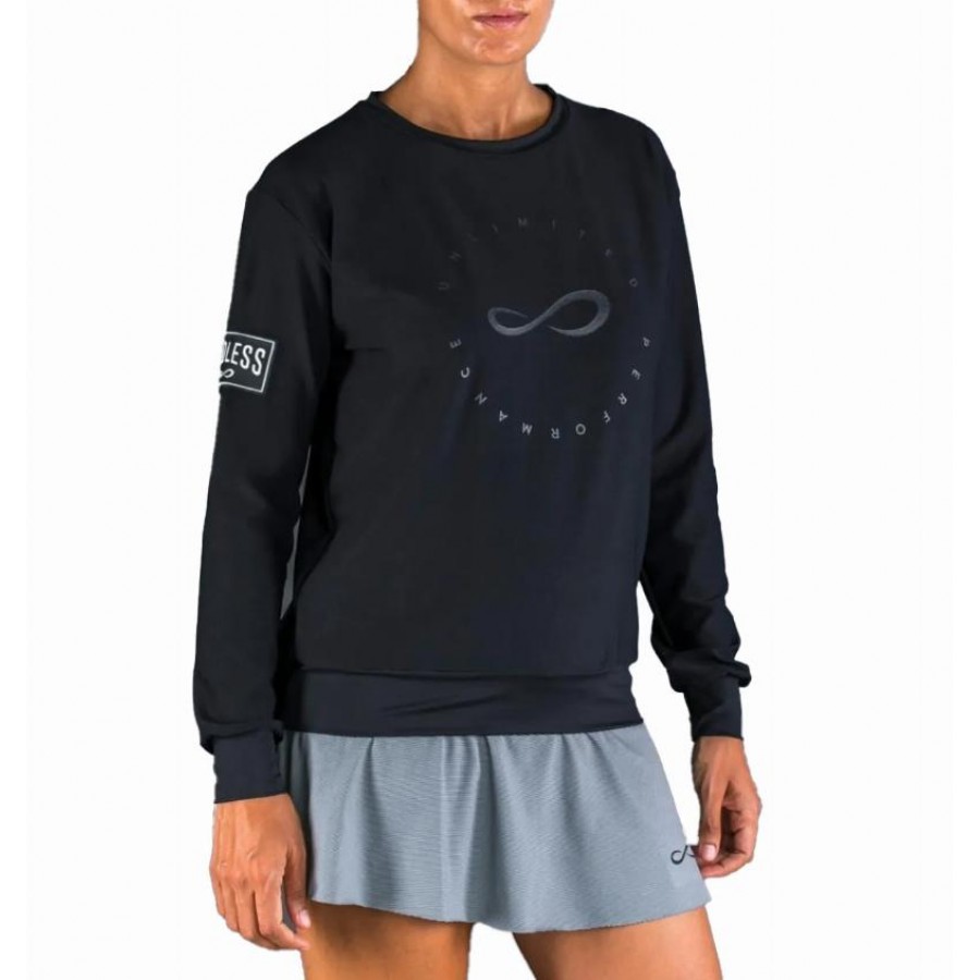 Sudadera Endless Inner Tech Negro  Oferta + Barato