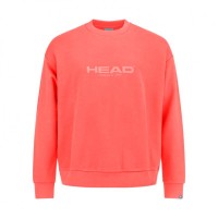 Sudadera Head Motion Girocollo Corallo