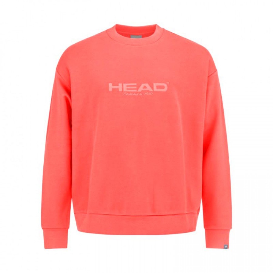 Sudadera Head Motion Crewneck Coral