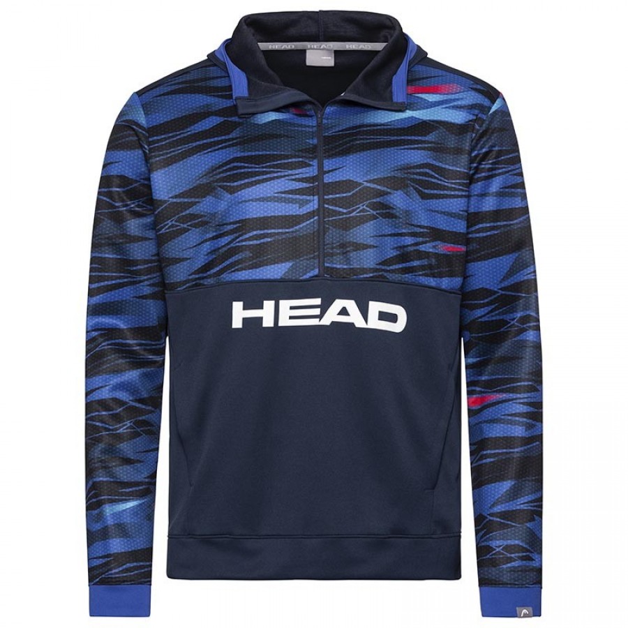 Head Slider Dark Blue Camo Sweatshirt