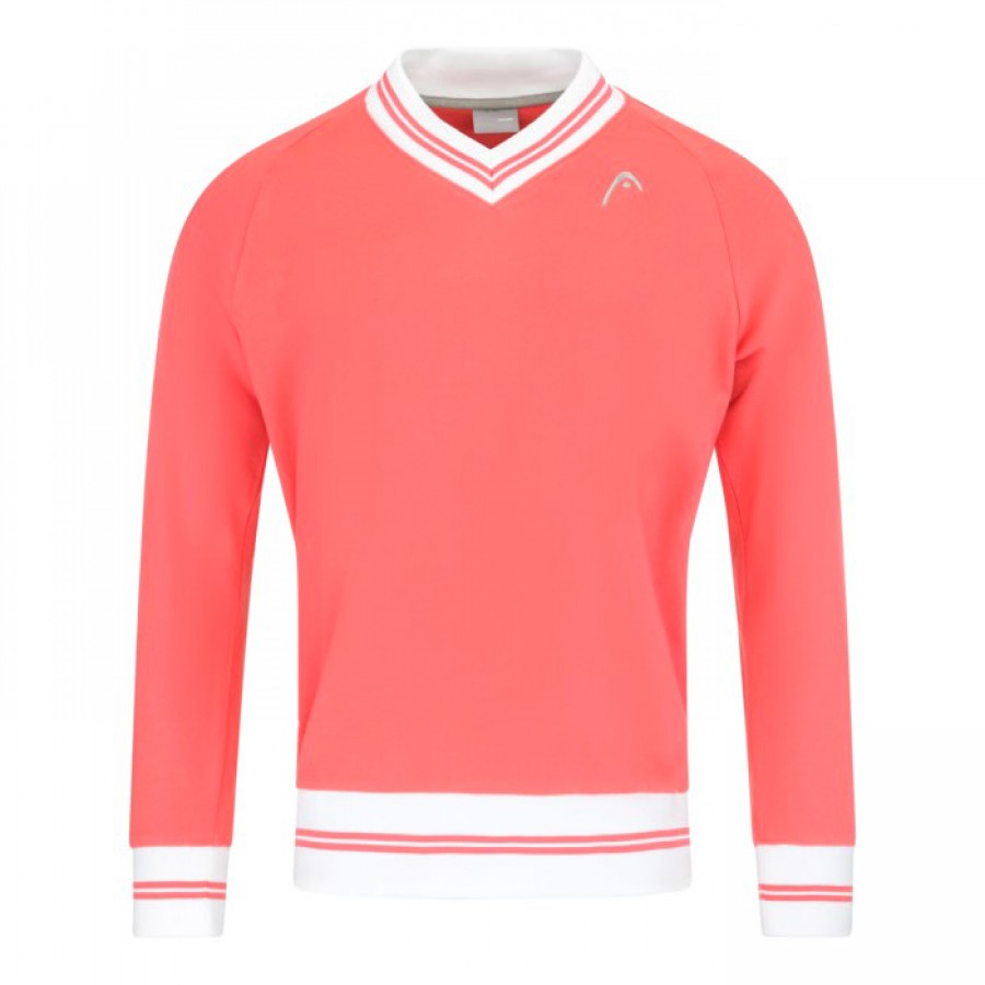 Sudadera Cabeca V-Neck Coral