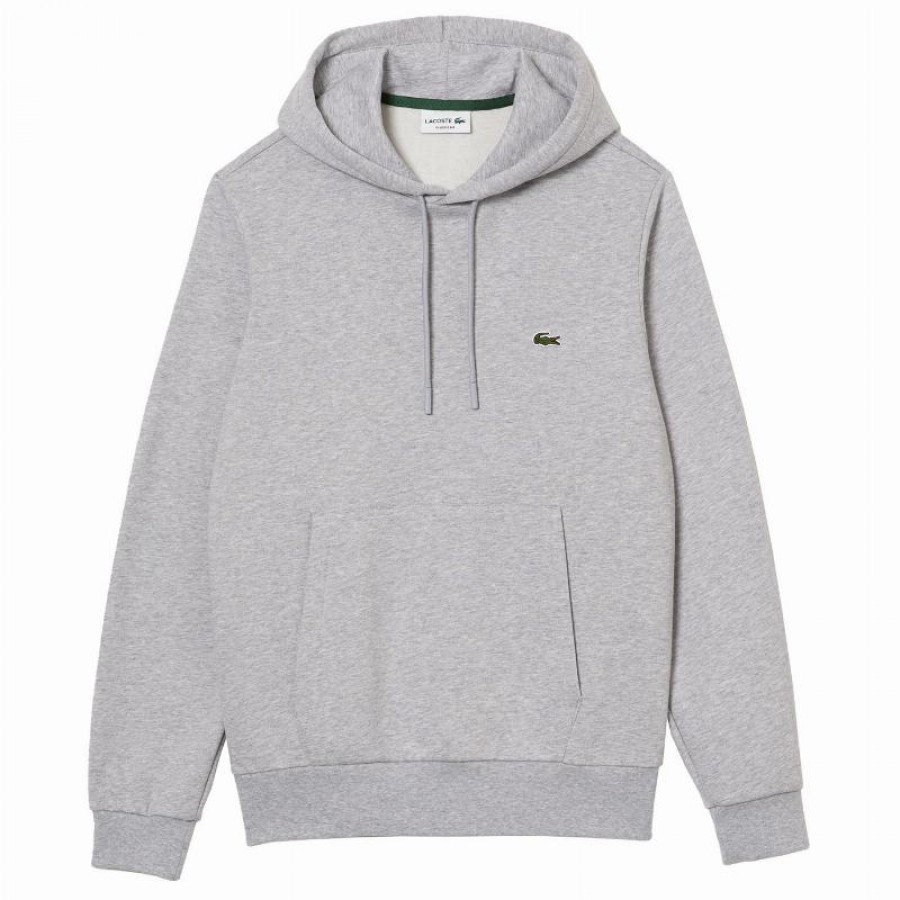 Sudadera Lacoste Algodon Gris Vigore  Oferta + Barato