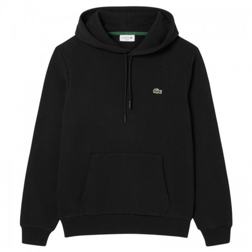 Lacoste Felpa Cotone Nero Lacoste Felpa Cotone Nero