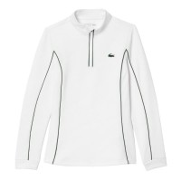 Sweat-shirt femme Lacoste Ultra Dry Blanc Vert  Offre - Pas cher
