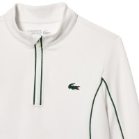 Sweat-shirt femme Lacoste Ultra Dry Blanc Vert  Offre - Pas cher