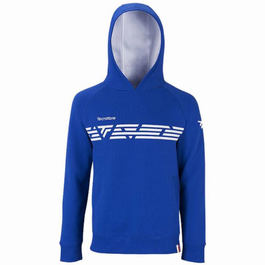 Sudadera Tecnifibre Fleece Azul Royal Junior  Oferta + Barato