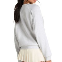 Sudadera Wilson Classic Crew Gris Heather Mujer