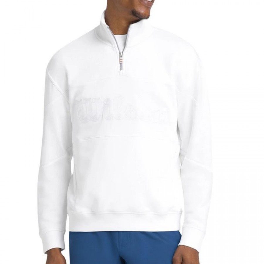 Sudadera Wilson Parkside Mezza Zip Blanco  Offerta + Economico