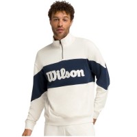 Sudadera Wilson Parkside Demi-Zip Blanco Beige  Offre - Pas cher