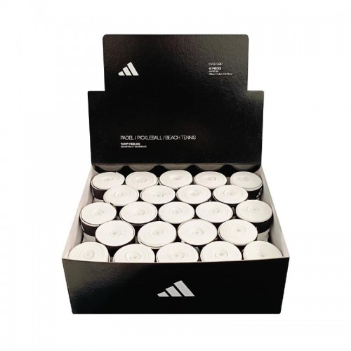 Caja Adidas 45 Overgrips Pegajoso Feeling Blancos Caja Adidas 45 Overgrips Pegajoso Feeling Blancos