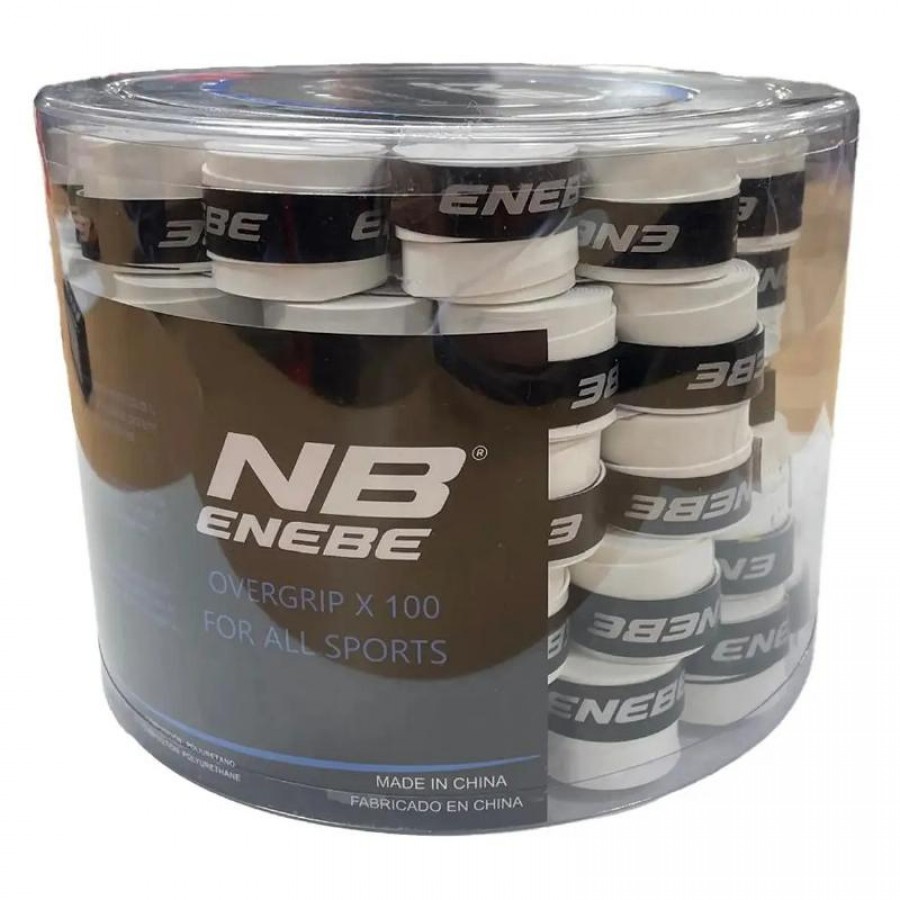 Tambor Enebe Liso Blanco 100 Overgrips  Oferta + Barato