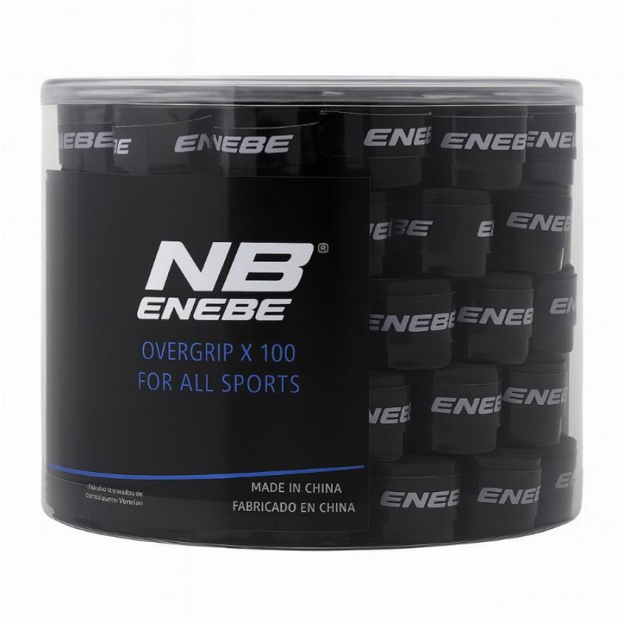 Enebe Plain Black Drum 100 Overgrips  Offerta + Economico