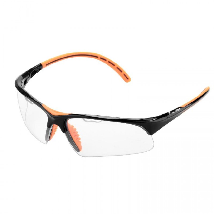 Tecnifibre Noir Orange Squash Lunettes  Offre - Pas cher