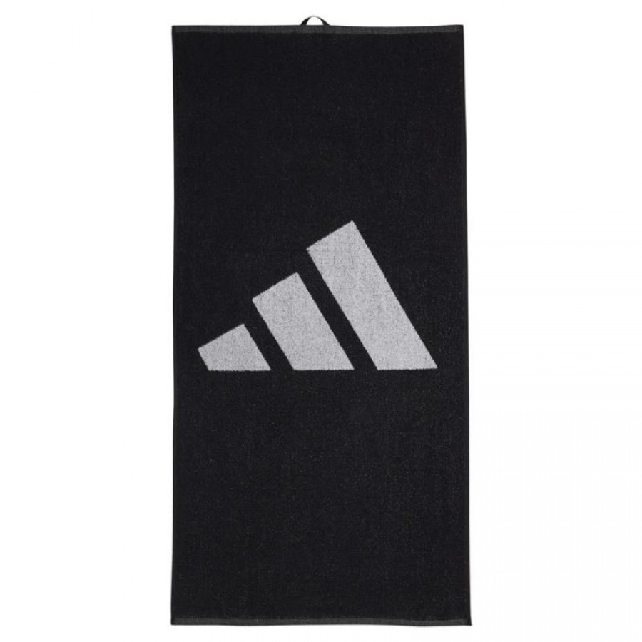 Toalha preta pequena da Adidas  Oferta + Barato