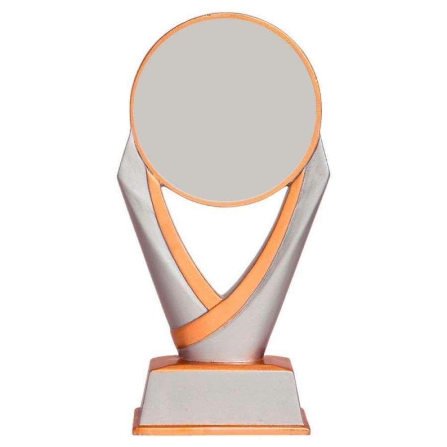 Trophee Chicago en resine Neutre 19 cm  Offre - Pas cher