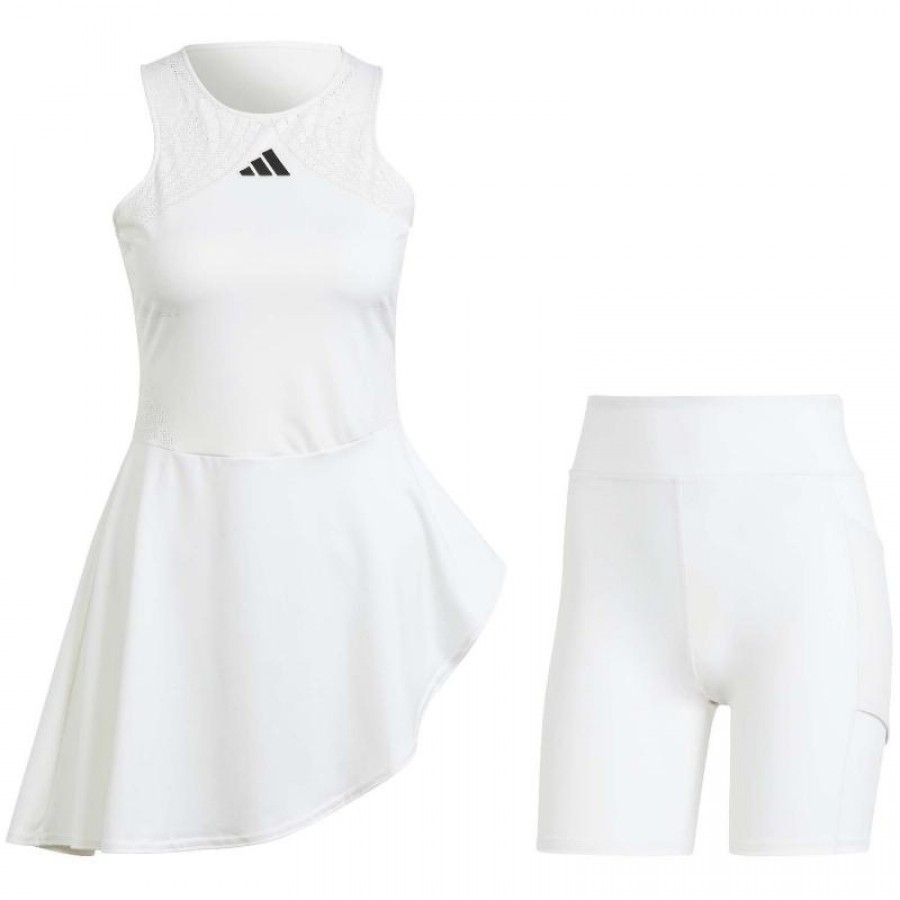 Robe blanche Adidas Aeroready Pro