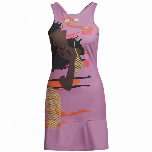 Adidas New York Robe Noire Violette Adidas New York Robe Noire Violette