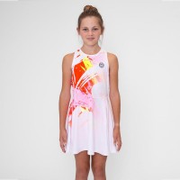 Badu Wild Arts White Mix Junior Bidi Dress