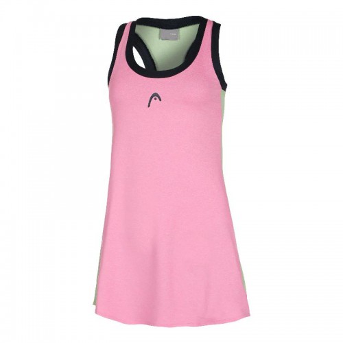 Vestito Head Play Tech Rosa Verde Vestito Head Play Tech Rosa Verde